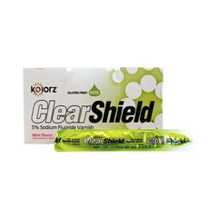 DMG 799506 Kolorz ClearShield 5% Sodium Fluoride Dental Varnish Mint 35/Pk 0.4mL