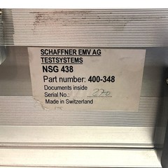 Schaffner NSG 438 Electrostatic Discharge Gun Simulator | 200V to 30kV Discharge