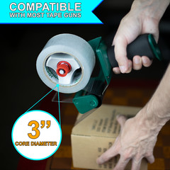 96 Rolls of Shipping Depot Carton Box Sealing Clear Packing Tape 3″ x 110 Yds