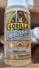 (2) Gorilla Glue 3.75 fl. oz Bottles Water Resistant Clear Gorilla Glue NO FOAM!