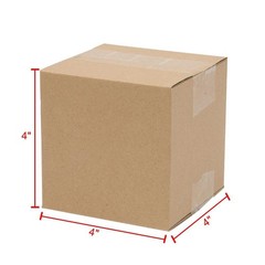 100 PCS 4″x4″x4″ Corrugated Mailer Mailing Packing Shipping Boxs