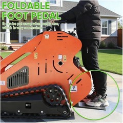 Upgraded 2025 Mini Skid Steer Track Loader Hydraulic Crawler Skid Pickup & Ship