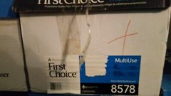 Weyerhaeuser First Choice, Copy Paper Case Of 8.5×14 Paper, Legal Size, 24lb, 98