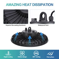 100W Led UFO High Bay Light Industrial Commercial Factory Warehouse Shop Light