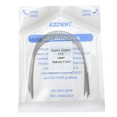 AZDENT Dental Orthodontic Arch Wire Super Elastic Niti Round Natural Nature Form