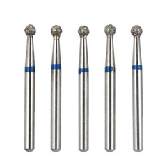 100pcs AZDENT Dental Diamond Burs For High Speed Handpiece Friction Grip 1.6mm