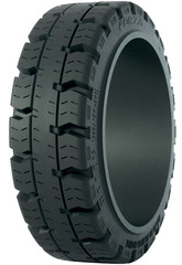 21X7X15 FERENTINO FORZA PRESS-ON TRACTION BLACK FORKLIFT TIRE NEW