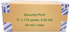 24 Rolls 3″ x 110 Yds Pre-Printed Tape”IF Seal HAS Been Broken,Check Contents”