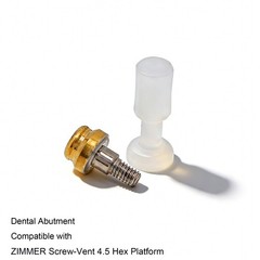 Zest Locator attachment system Zimmer TSV 4.5mm platform Internal hex connection