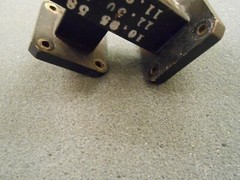 WAVEGUIDE WR75 CROSS GUIDE COUPLER 10.95-11.95, 60 DB COUPLING.