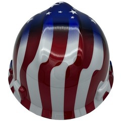 MSA Freedom Series Cap Style Hard Hat StazON Suspension – Stars and Stripes