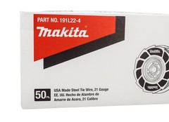 Makita USA-Made Rebar Tie Wire, 21 Gauge Galvanized Steel Wire, 50 Coils per Pk