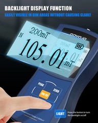 Handheld Gauss Meter Tesla Meter Permanent Magnet 1% 2% 5% Accuracy