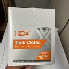 Tack Cloths (144 Cloths) Individually Wrapped 18”x36” Cotton-New!