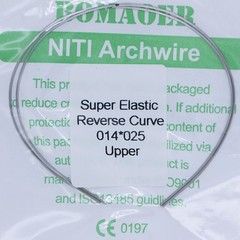 20×Dental Orthodontic Niti Rectangular Arch Wires Reverse Curve 14×25 Upper