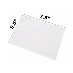 100 Clear Packing List Invoice Envelopes 7.5″ x 5.5″ Seft Enclosed Slip Pouches