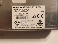 Omron S8VM-05024 CD Power Supply AC100/240V, 50/60Hz Free Shipping