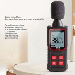 Decibel Meter, Portable Digital Noise Meter 30-130dB Sound Monitoring Tester