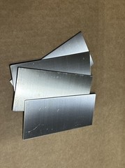 C752 Nickel Silver Sheet 4 Pack – .032” x 2.25” x 5” – 18% Nickel – Knife Making
