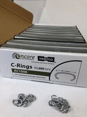 C-RINGS FASTENERS 16ga 3/4″ GALVANIZED STEEL Collated SHARP POINT 16G110, CL23
