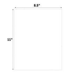 Full Sheet Address Shipping Label 8.5″ x 11″ Labels for Laser & Ink Jet Printers