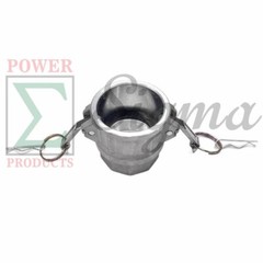 Sigma 2″ IN Aluminum Type D Camlock Groove Hose Fitting Female Coupler x NPT