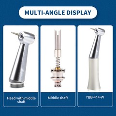 NSK Style Dental Slow/Low Speed FG 1.6mm Burs Contra Angle Handpiece Push Button