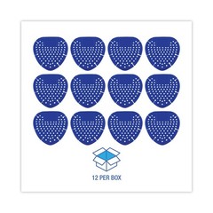 Boardwalk 1002 Bubble Gum Fragrance Urinal Screen – Blue (1 Dozen) New