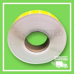1.5×1 Inch YELLOW 1-1/2″ x 1″ Direct Thermal Labels 5,100 PER ROLL ZEBRA ELTRON