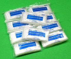 1000 Reloc Zippit Bags 1-1/2 x 1-1/2 Clear Square 1.5 x 1.5″ Poly Baggies 1,000