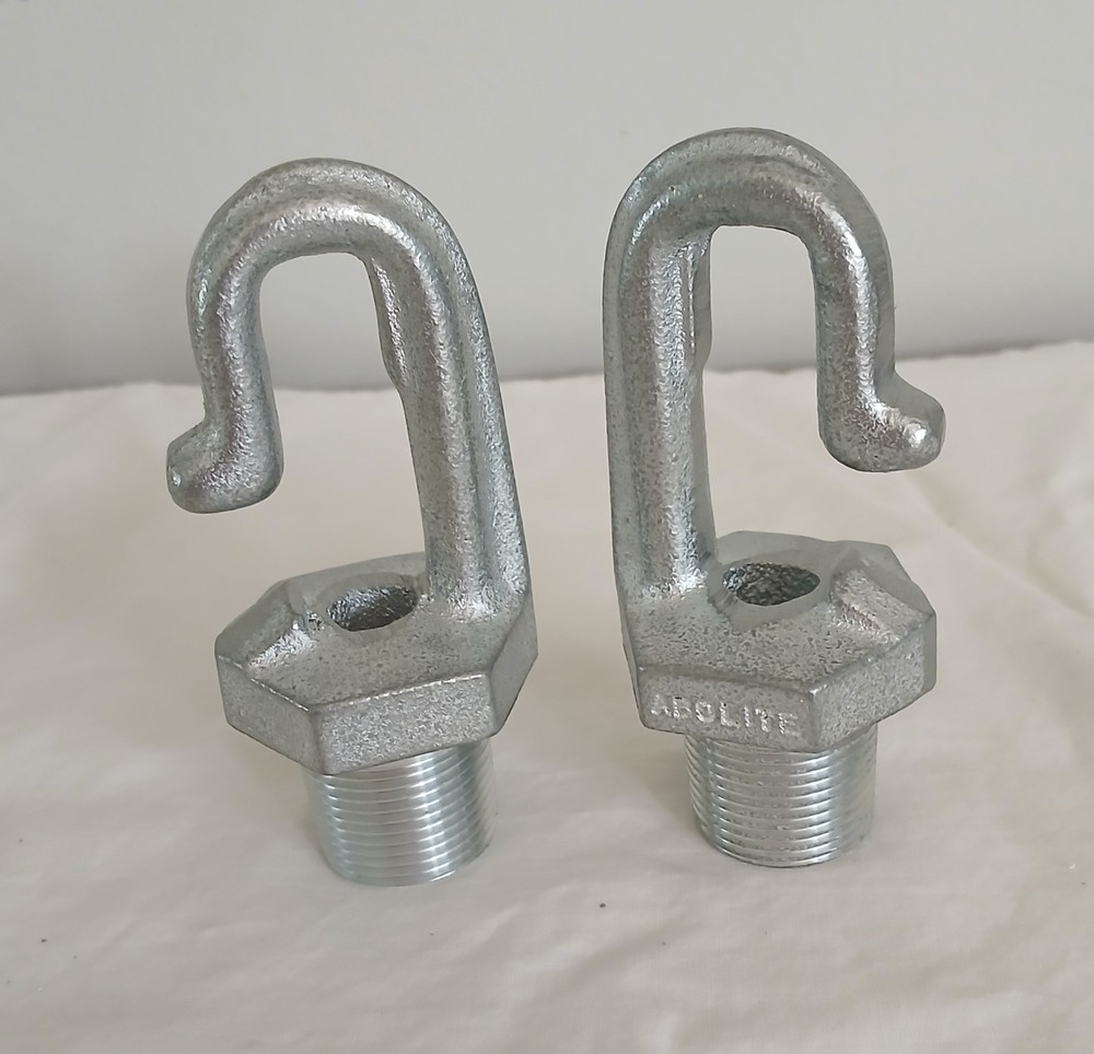 Abolite Industrial Light Fixture Hooks ( 2 pk) 3/4″ trade size. NEW. Ships Free