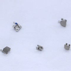 10 kits dental orthodontic bracket standard roth 0.022″ 345 hooks sandblasted