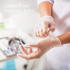 SunnyCare #7804 Vinyl Disposable Gloves Powder Free (Latex Nitrile Free) X-Large