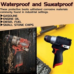 Durable Rubber Protective Boot for M12 FUEL 1/2″ Hammer Drill, Easy Fit & Access