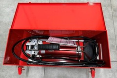 INTERCABLE FPI70S Foot Operated Hydraulic Pump, 700bar W. Pressure Gauge,3M Hose