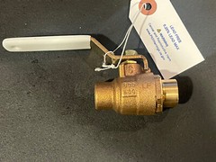 (Box 10) 1/2″ Solder, Full-Port Lead Free Bronze Brass Ball Valves, 600 WOG, USA
