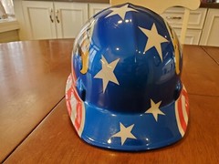 Jackson Products Type 1 Hard Hat With American Eagle Stars And Stripes. DATED 03