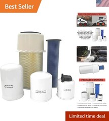 Filter Kit for Bobcat Skid Steer Loaders 751, 753, 763, S130-S205