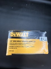 Dewalt 3/8″ Drive Impact Universal Socket Set (SAE) (DWMT19228)