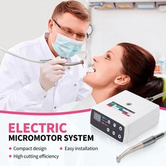 NSK Style Dental Brushless LED Micro Motor /1:5 Increasing LED Contra Angle USA
