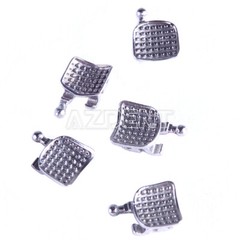 1-50X AZDENT Dental Ortho Monoblock Brackets Braces Mini Roth .018 3-4-5 Hooks