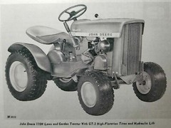 John Deere 110 110H 112 112H Lawn & Garden Tractor S/N 65001-100000 Oper Manual