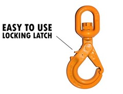 Wire Rope Steel Core Winch Cable 7/16″ x 150′ Self-Locking Swivel Hook Tow Latch
