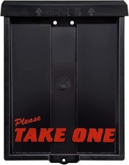 Outdoor Real Estate Brochure Box with Snap Shut Lid(White or Black)