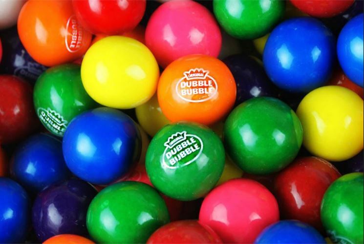 850 1″ DOUBLE BUBBLE GUMBALLS Candy Gum Vending ASSORTED 8Flavr dubble 24mm BULK