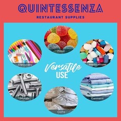 4” x 4” = 6 Mil Thick Clear Zipper Reclosable Poly Bags by Quintessenza