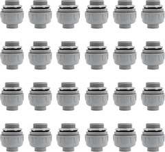 1 Inch Liquid Tight Connector PVC Flexible Conduit Connector,Straight 180 Degree