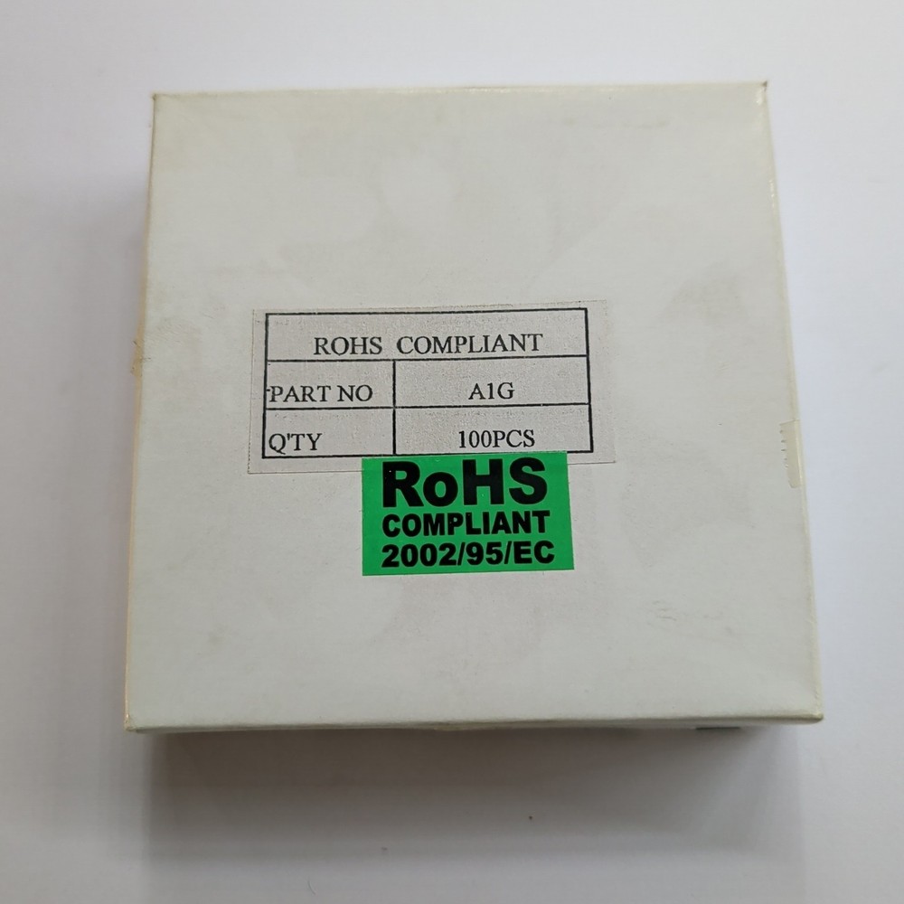 Box of 100 A1G Neon Lamps Advanced Micro Lites AML Midget Flanged T-2 NOS NIB