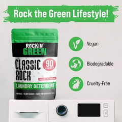 Rockin’ Green Classic Rock Laundry Detergent 90 Loads, Smashing Watermelons
