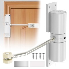 Heavy-Duty Adjustable Aluminum Alloy Spring Closer for Home Office Outdoor Gate